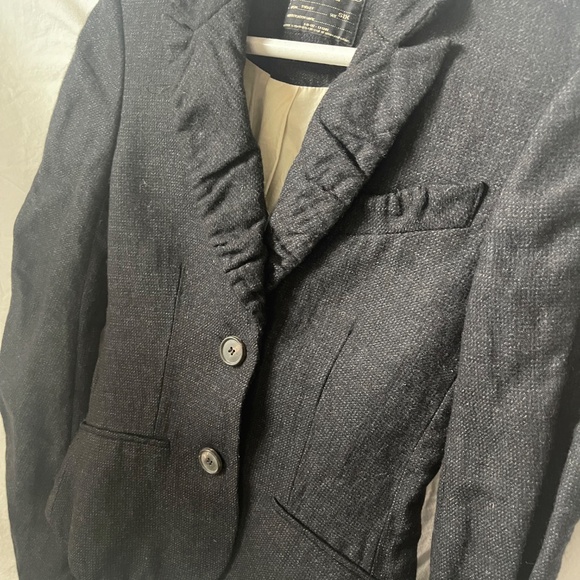 All Saints Jackets & Blazers - All Saints Womens Louvre Blazer Jacket 6 XS Fitted Ruched Wool 2
